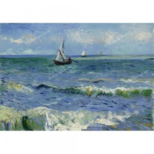 Puzzle "Seascape at Saintes-Maries, Van Gogh" (1000) - 61221