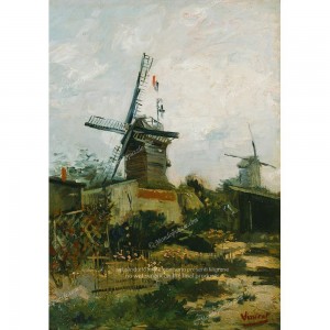 Puzzle "Le Moulin de Blute-Fin, Van Gogh" - 61224