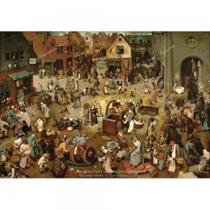 Puzzle "Lotta tra Carnevale e Quaresima, Bruegel" (1000) - 6123