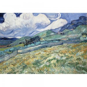 Puzzle "Paesaggio da Saint-Rémy, Van Gogh" 1000 pz - 61002