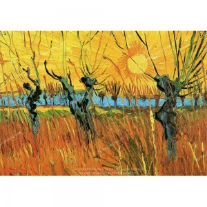Puzzle "Salici al tramonto, Van Gogh" (1000) - 61016