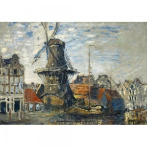 Puzzle "Mulino a Onbekende, Monet" (1000) - 61319