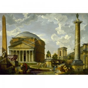 Puzzle "Vista del Pantheon,...