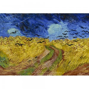Puzzle "Campo con corvi, Van Gogh" (1000) - 61360