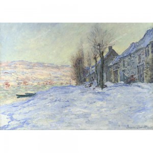 Puzzle "Lavacourt innevato, Monet" (1000) - 61091