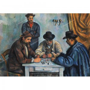 Puzzle "Giocatori di carte, Cezanne" (1000) - 61148