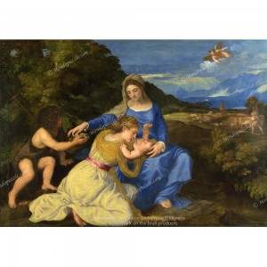 Puzzle "Madonna Aldobrandini, Tiziano" 1000 - 61376