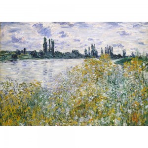 Puzzle "Fiori vicino a Vetheuil, Monet" 1000 - 61401