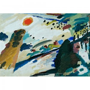 Puzzle "Paesaggio Romantico, Kandinsky" 1000 - 61412