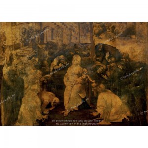 Puzzle "Adorazione dei Magi, Da Vinci" 1000 - 61421