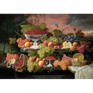 Puzzle "Natura morta con frutta, Roesen" 1000 - 61430