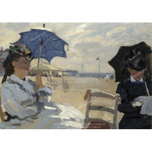 Puzzle "Spiaggia a Trouville, Monet" 1000 - 61458