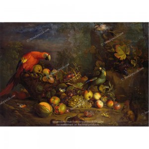 Puzzle "Pappagalli con frutti, Stranover" (1000) - 61481