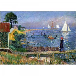 Puzzle "Bagnanti a Bellport, Glackens" 1000 - 61488