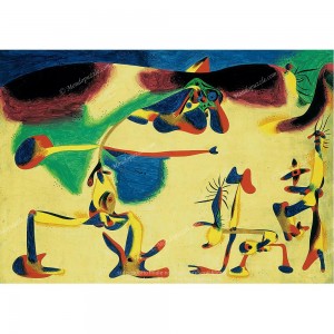 Puzzle "Personages in Love, Mirò" 1000 - 61514