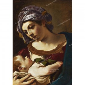 Puzzle "Madonna e bambino, Guercino" 1000 - 61522