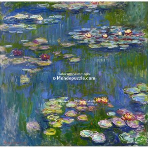 Puzzle "Waterlilies, Monet"...