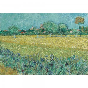 Puzzle "Field with Irises,...