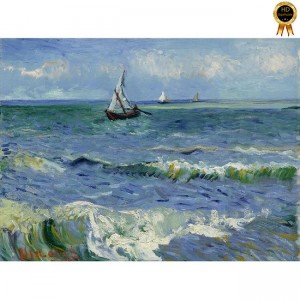 Puzzle "Seascape at Saintes-Maries, Van Gogh" (2000) - 81019