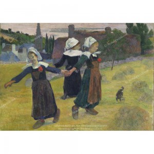 Puzzle "Breton Girls, Gauguin" (1000) - 61620