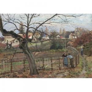 Puzzle "The Fence, Pissarro" (1000) - 61678