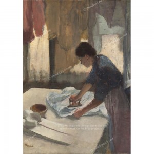 Puzzle "Woman Ironing,...