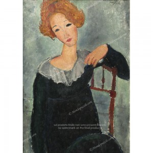 Puzzle "Woman with Red Hair, Modigliani" (1000) - 61688