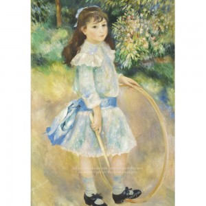 Puzzle "Girl with a Hoop, Renoir" (1000) - 61690