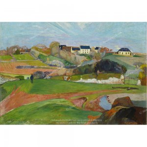 Puzzle "Landscape at Le Pouldu, Gauguin" (1000) - 61694