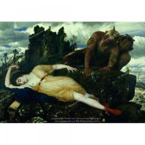 Puzzle "Sleeping Diana, Böcklin" (1000) - 61698