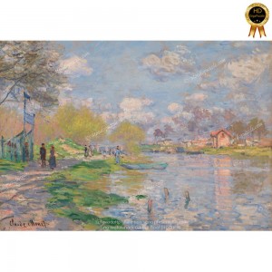 Puzzle "Spring by the Seine, Monet" (1000) - 61709