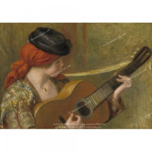 Puzzle "Young Woman with a Guitar, Renoir" (1000) - 61717