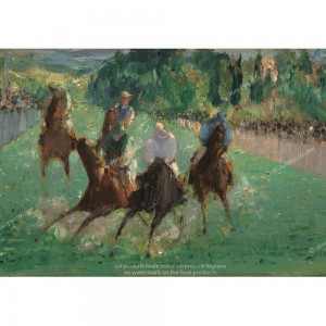 Puzzle "At the Races, Manet" (1000) - 61719