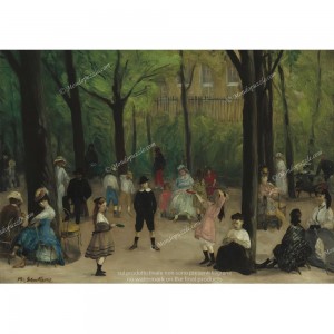 Puzzle "Luxembourg Gardens, Glackens" (1000) - 61732