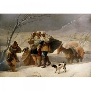 Puzzle "The Snowstorm, Goya" (1000) - 61744