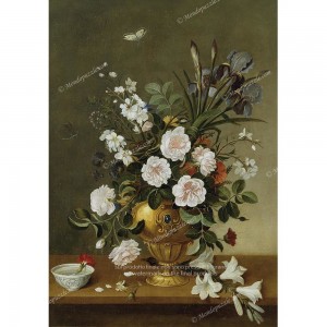Puzzle "Flower Vase and Ceramic Bowl, Camprobin" (1000) - 61754