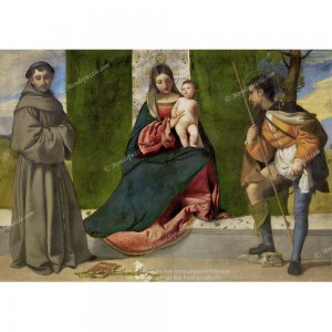 Puzzle "The Virgin and Child, Tiziano" (1000) - 61759