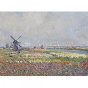 Puzzle "Tulip Fields, Monet" (2000) - 81022