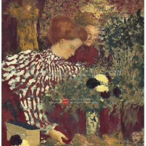 Puzzle "Woman in a Striped Dress" (1500 S) - 71019