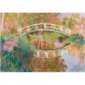 Puzzle "Japanese Footbridge, Monet" (1000) - 61821