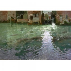 Puzzle "Water Mill, Thaulow" (1000) - 61824