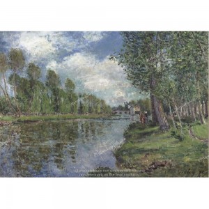 Puzzle "Banks of the Loing River" (1000) - 61836