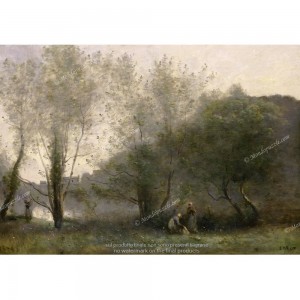 Puzzle "Morning on the Estuary, Corot" (1000) - 61862