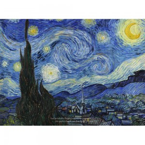 Puzzle "La notte stellata, Van Gogh" (2000) - 81035