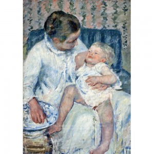Puzzle "Mother About to Wash" (1000) - 61911