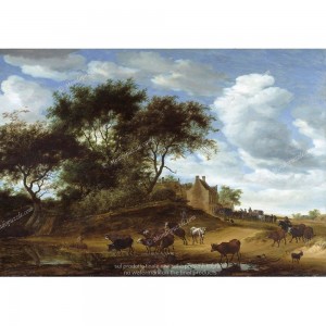 Puzzle "Landscape, Ruysdael" (1000) - 61935