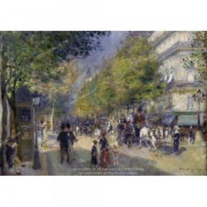 Puzzle "The Grands Boulevards, Renoir" (1000) - 61936