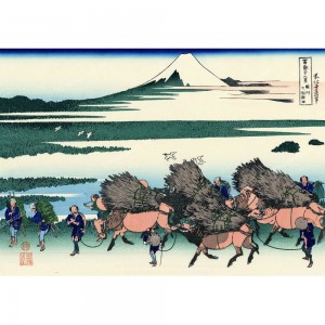 Puzzle "Ono Shinden, Hokusai" (1000) - 64053