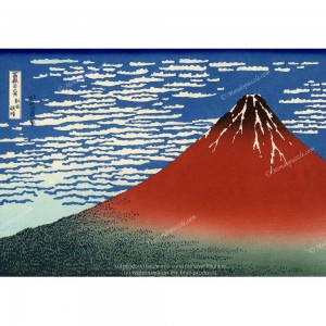 Puzzle "South Wind, Hokusai" (1000) - 64063