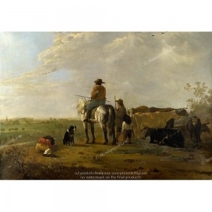 Puzzle "A Landscape with Horseman" (1000) - 61947
